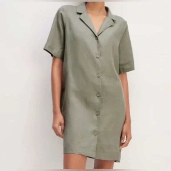 Everlane | Dresses | Everlane The Shirtdress In Linen Sea Glass Sage Light Green Size Xsmall | Poshmark Everlane | Dresses | Everlane The Shirtdress In Linen Sea Glass Sage Light Green Size Xsmall | Poshmark